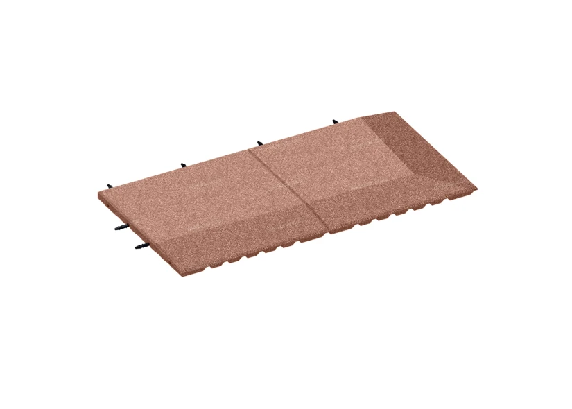 Коврик резиновый угол на две стороны правый 1000х500х45 - 003572